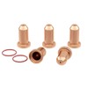 Upgraded Plasma Cutting 40A Tips &Electrodes 770797&770791/249926 & 249928 O-Rings