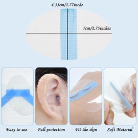 20 Pcs Blister Plasters, Invisible Blister Bandages Waterproof Blister Cushion Pads Heel Blister Plasters Prevention Cushion for Heel Feet Toes