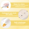 Duck Design Soap Dish with Automatic Drain, Soap Holder, Shower
