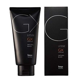 Hoyu Lesse GX Color Rinse, 5.6 oz (160 g), Natural Black, Dye for Gray Hair