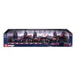 Red Bull Set De 6 Autos F1 Formula 1 Bburago Colección A Escala 1:43
