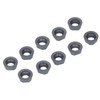 10Pcs Carbide Turning Inserts Round Coated Blade for Wood Metal