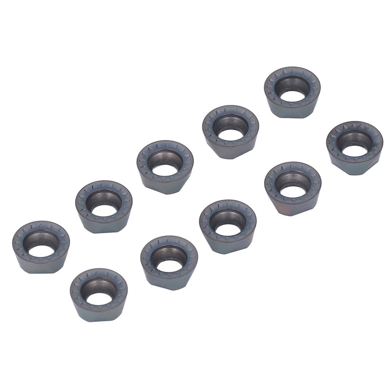 10Pcs Carbide Turning Inserts Round Coated Blade for Wood Metal