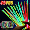 50/100Pcs - Glow Sticks for Party Favors – Connectable Light