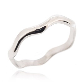 Sovats Ladies 925 Sterling Silver Curved Thumb Ring, Sterling Silver