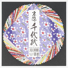 zen minded Japanese Origami Paper 32 Quality Medium Washi Sheets 12 cm with Traditional Design
