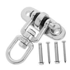 Levemolo Heavy Duty Stainless Steel Ceiling Mounting Hook with Swivel Anchor for Hanging Chair Hammock Swing Set Durable Outdoor Hanging Chair Hardware Rotatable Non Tangling Suspension