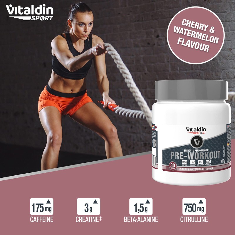 VITALDIN SPORT Energy & Performance Pre Workout - Booster with