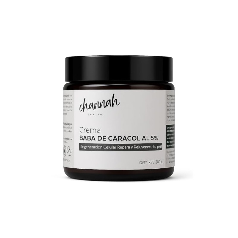 Crema de Baba de Caracol Con colágeno, Elastina, Alantoína, Ácido