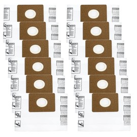 16 PACK 90667 Filter Bags compatible with Shop-Vac 1-1.5 Gallon Wet/Dry Vacuums, AllAround Vac Model# QAS60, part# 9066700 9066733