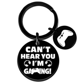 MigPio Video Game Keychain Cool Gifts for Gamer Guys Funny Gaming Accessories for Men Boy Gaming Accessories