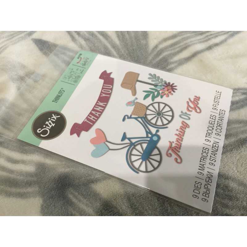 Sizzix® Thinlits Floral Sentiment Die Bundle 722-860 New