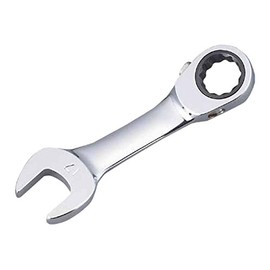 TRUSCO TGRC9S Gear Wrench Combination Short Type, Dimensions 0.4 x 3.5 inches (9 x 93 mm)