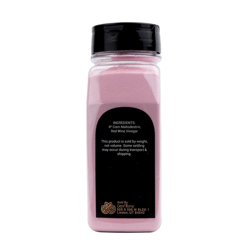 GranAroma Red Wine Vinegar Powder, Tart Flavor, Dry Rubs &
