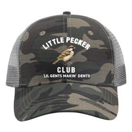 Ckhvevr Little Pecker Club Lil Gents Making Dents Hat Funny Trucker Hats for Men Funny Dad Hat Funny Birthday Gifts