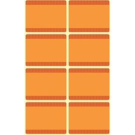 AVERY Zweckform 59370 Freezer Labels Temperature Resistant up to -20 °C 40 Stickers Orange Red