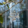 H&D HYALINE & DORA Crystal Wind Chime Shaped Rainbow Suncatcher,Hanging