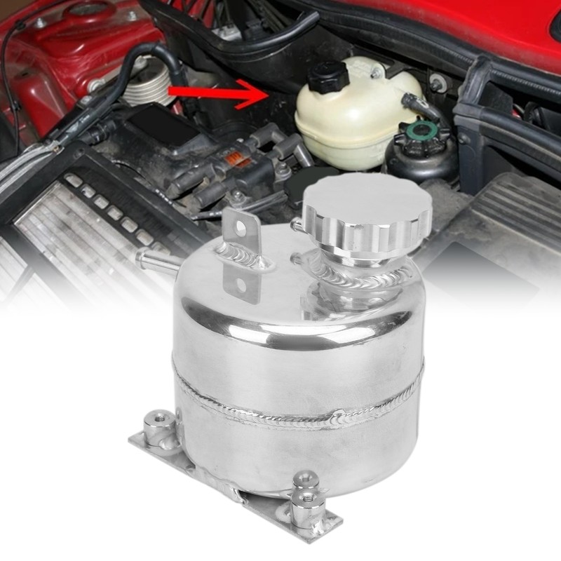 2.5L Radiator Coolant Expansion Tank with Cap Accessory Replacement for