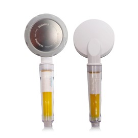 [SKINAPPLE] Vitamin C Filter Showerhead with Micro Sediment Filter, Stainless Steel Spray Plate, Soft Water Flow, and Easy Replacement for Clean and Refreshing Showers (1 Shower head + 1 Filter)