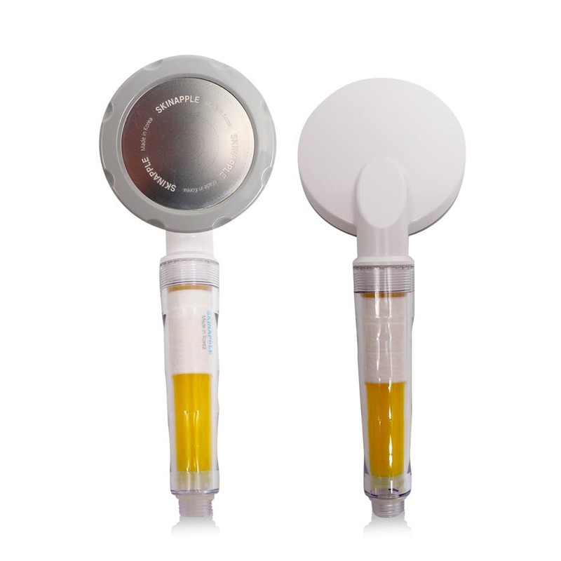 [SKINAPPLE] Vitamin C Filter Showerhead with Micro Sediment Filter, Stainless