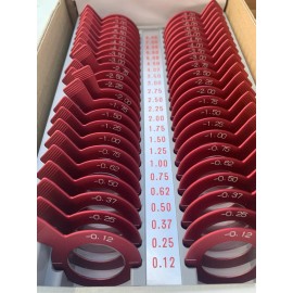 Marco Ophthalmic trial lens set (46 Piece Set) (-)cyl Lenses