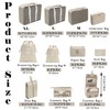 Packing Cubes, Lightweight Travel Luggage Organizers with Shoe Bag, Toiletry