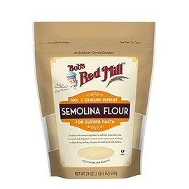 Bob's Red Mill Semolina Pasta Flour (24 Ounce, Pack of 3)