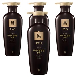 Ryo Ginsengbo Scalp and Hair Nutrition Shampoo, 400ml, 4 pcs / 려 진생보 두피모발영양 샴푸, 400ml, 4개