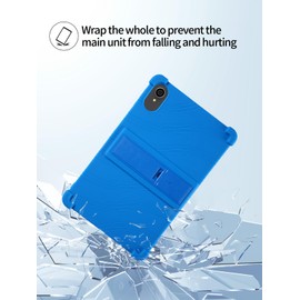 for Maxsignage EP103A/Apolosign EP103A Android 13 Tablet 10 inch Tablets 2024 New Model Case,Soft Silicone Adjustable Stand Cover Lightweight Kids Friendly,Blue.