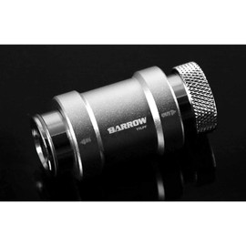 Barrow G1/4" Check Valve, Flat Push Type, Silver Shiny