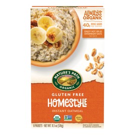 Nature's Path Organic Homestyle Instant Oatmeal, 11.3 oz (Pack of 1), Gluten Free, Non-GMO