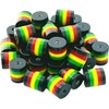 Generic 100 Rasta Jamaica UPOV Black Red Green Yellow Striped