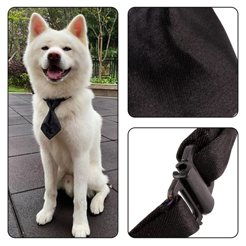 Pet Graduation Caps with Neck Tie Dog Tassel Cap Black