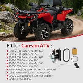 JAVIK - Conjunto de bomba de combustible y filtro de aceite para Can-Am Outlander Renegade Max 400 500 650 800 2006-2008 OEM # 47-1050 703500771