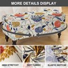 Eco-Ancheng Storage Ottoman Cover Rectangle Ottoman Slipcover Folding Storage Bench