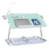 Adjustable Laptop Lap Desk with Cooling Fan USB Light for