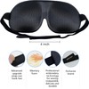 Sleep Mask Invisible Alar Deep Orbit 3D Eye Mask Ultra