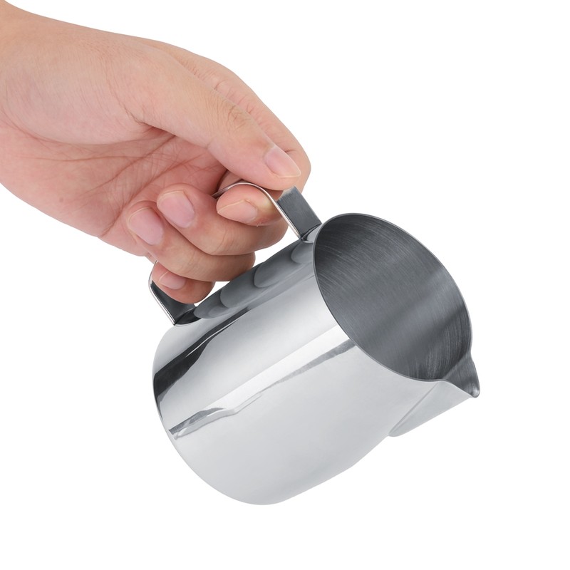 400ml Stainless Steel Foamer Cappuccino Milk Jug Milk Frothing Jug