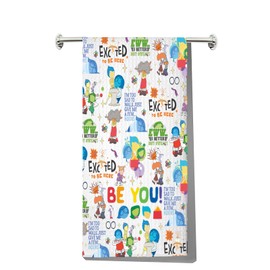 LEVLO Riley Emotion Kitchen Towel Joy & Sadness & Fear Cartoon Gift Anger & Disgust & Anxiety Characters Housewarming Gift (BE You KT)