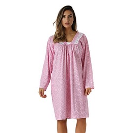 6085-13-3X Just Love Nightgown / Women Sleepwear / Womans Pajamas,Pink Mini Hearts,3X Plus