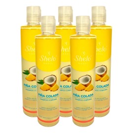 Piña Colada Shampoo Corporal Shelo Nabel® 530ml. 5 Piezas