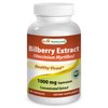 Best Naturals Best Naturals Bilberry Extract 1000mg Capsule (Non-GMO) Supports