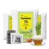 Akshit 75 Turmeric Tea Bags, Natural Tumeric Tea with Black