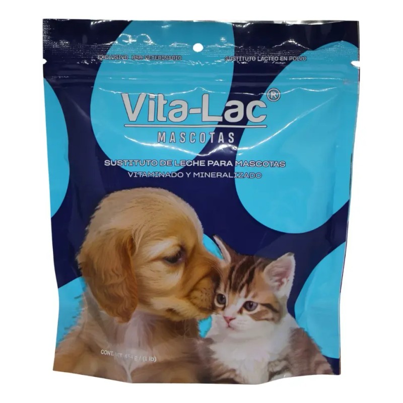 VMA VITA-LAC Sustituto de Leche Cachorros y Gatitos 454g