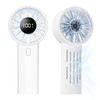 Handy Fan Cooling Plate LED Display Portable Fan Handheld Fan