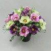 Just Because Flowers Artificial Grave Flower Arrangement with Pink and