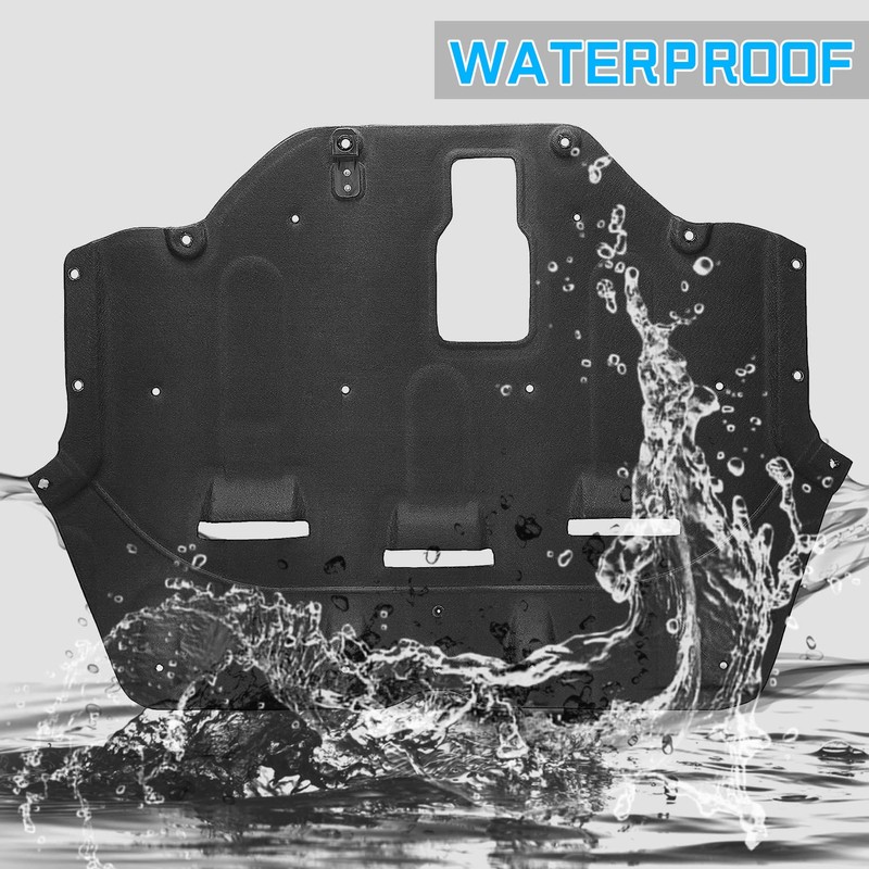 ECOTRIC Engine Splash Shield Compatible with 2015-2017 Hyundai Sonata Front