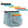 Alomejor Mesh Storage Bag, Clothes Laundry Bag, Sack, Mesh, Drawstring