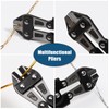 8-inch Jewelry Making Chains Cutter with Bi-Material Ergonomic Handle Grip,