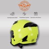 Milwaukee Helmets MPH9823DOT Shift Open Face 3/4 Neon Yellow Helmet